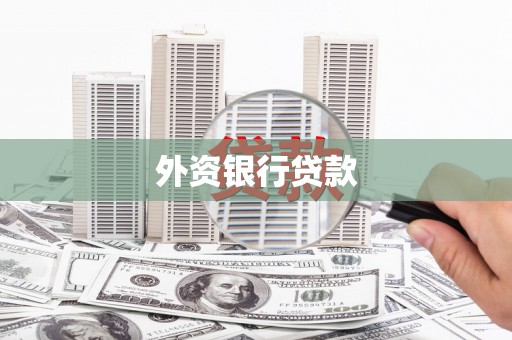 宣州外资银行贷款
